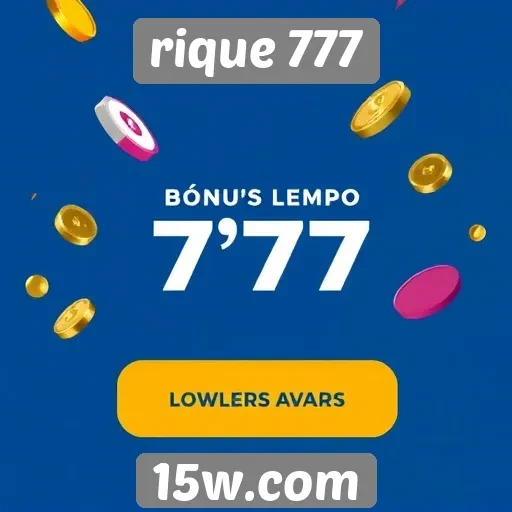 Novidades em bônus e promoções no Rique 777